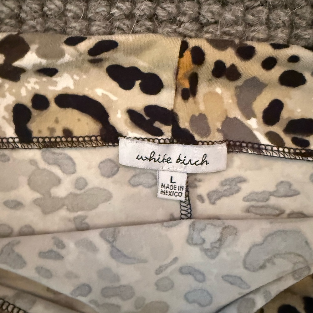 White Birch Animal Print Top - Picture 2 of 2
